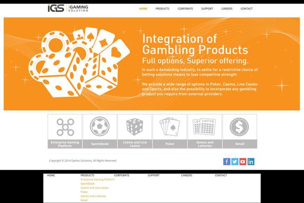 Igs theme site design template sample