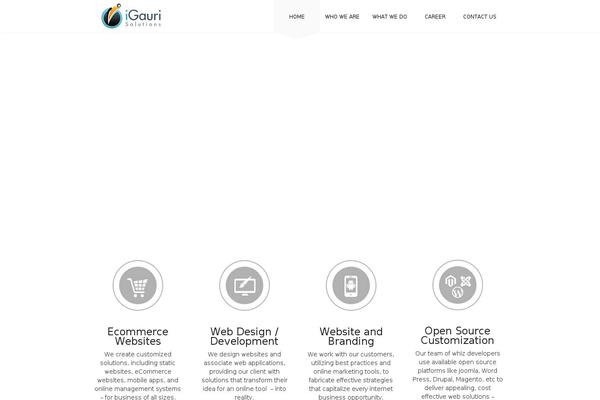 Crystalline theme site design template sample