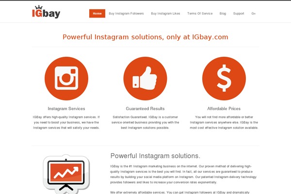 igbay.com site used Inovado