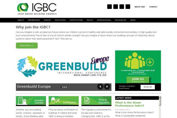 igbc.ie site used Igbc