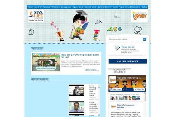 Bluegrey theme site design template sample