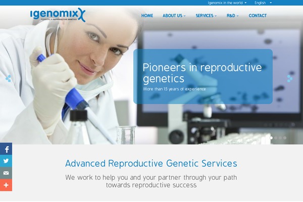 igenomix.com site used Flatsome