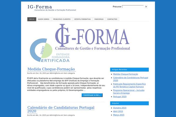 igforma.com site used Imprint