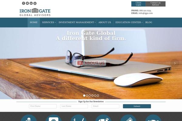 Ultimatum theme site design template sample