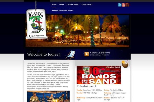 iggiesbeachbar.com site used Igg