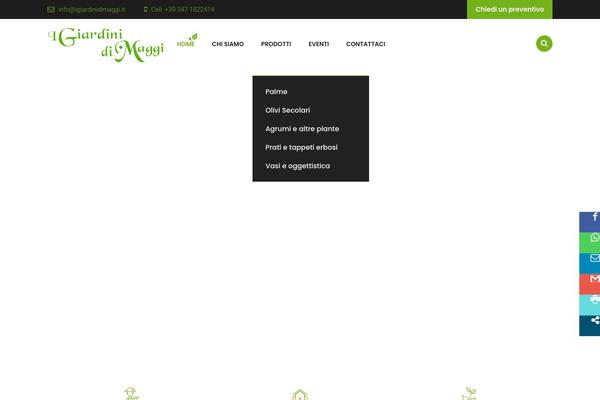 Gardenhub theme site design template sample