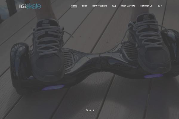 Jupiter theme site design template sample