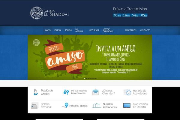 Churchope theme site design template sample