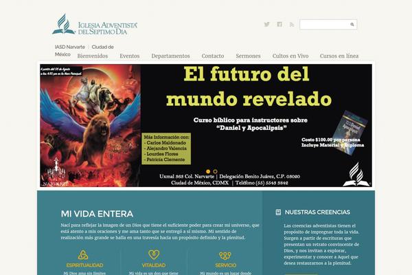 iglesianarvarte.org site used Adventist-corporate