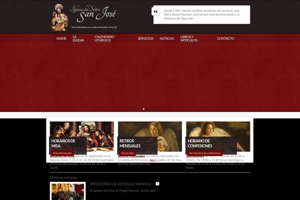 Churchope theme site design template sample