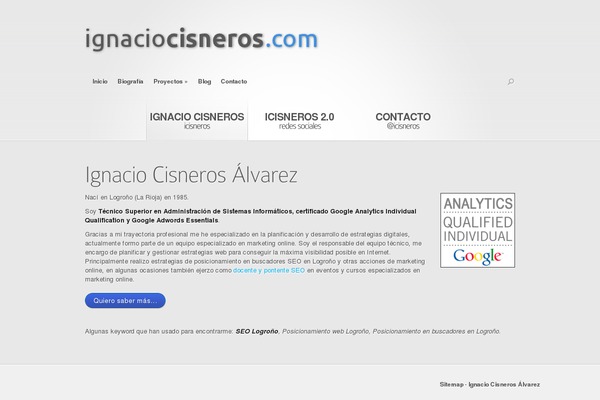 ignaciocisneros.com site used Oneway
