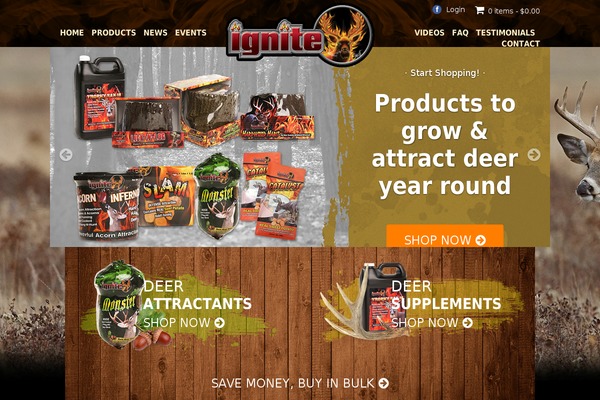 Ignite theme site design template sample