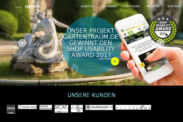 igniti.de site used Igniti2015