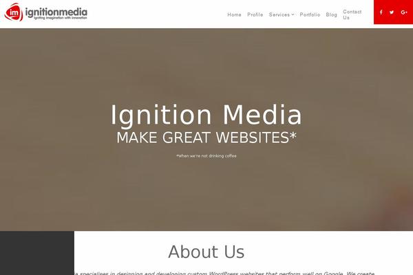 Ignition theme site design template sample