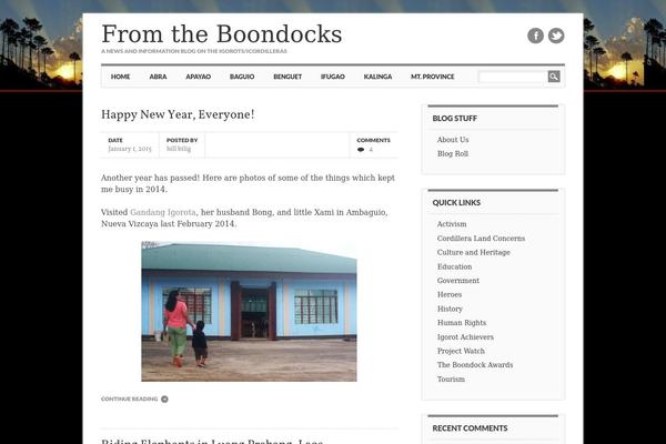 WordPress website example screenshot