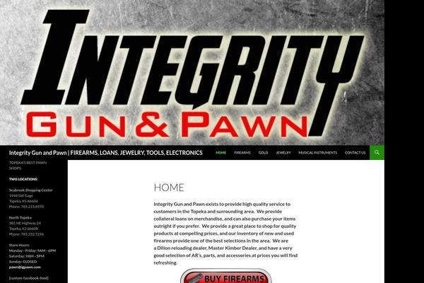 Twenty Fourteen theme site design template sample