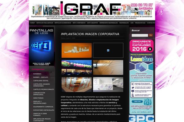 igraf.es site used Theme852