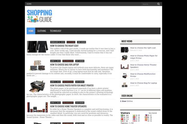 iguideall.com site used Shoppingguide