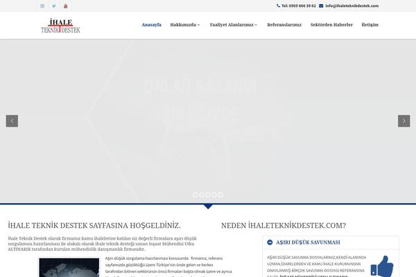 Site using Barrister-portfolio plugin