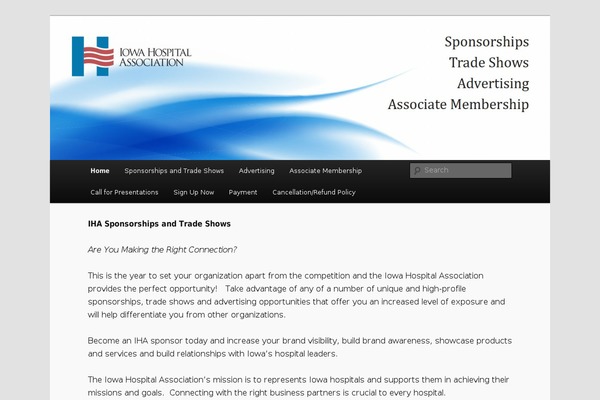 ihasponsorships.com site used Twenty Eleven
