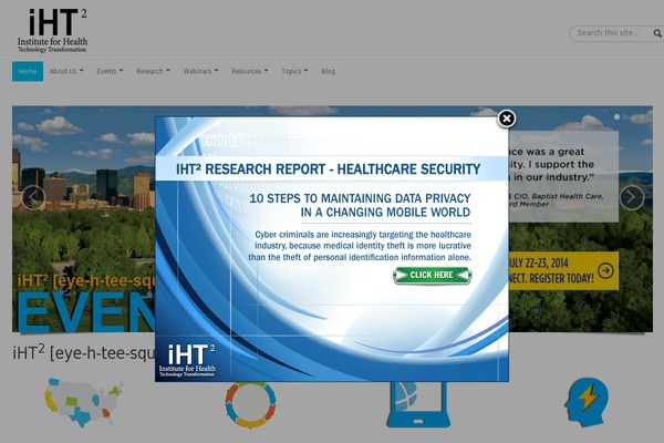 ihealthtran.com site used Education Mind