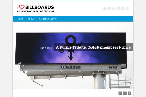 Pinboard theme site design template sample