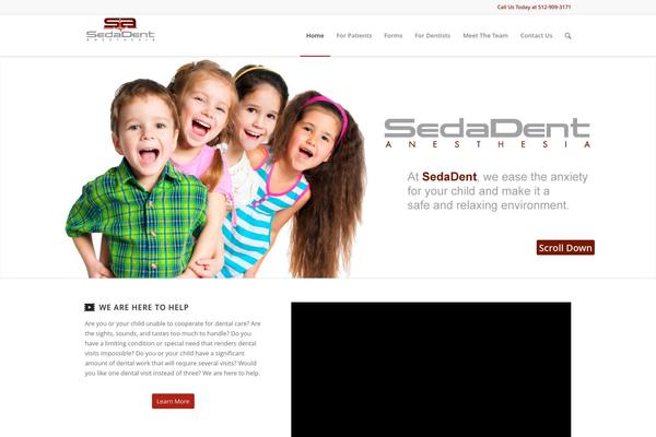Enfold theme site design template sample