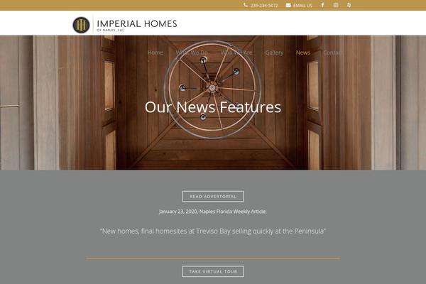 Salient theme site design template sample