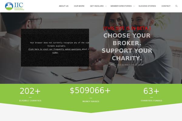 WordPress website example screenshot