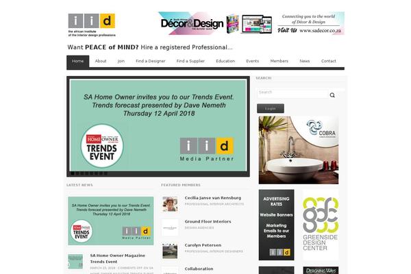 Deadline theme site design template sample