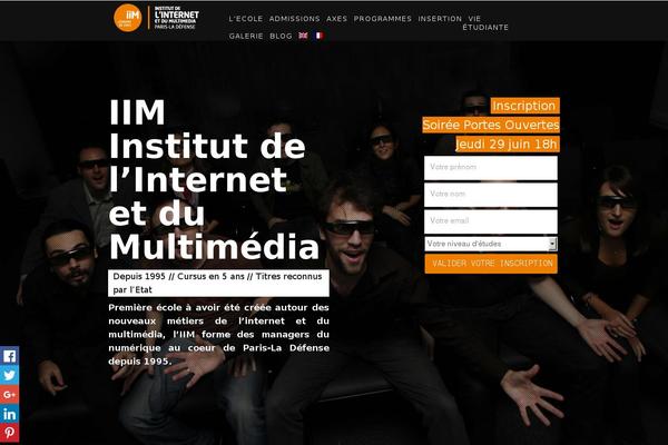iim.fr site used Iim