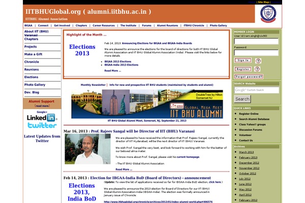 iitbhuglobal.org site used Brunelleschi