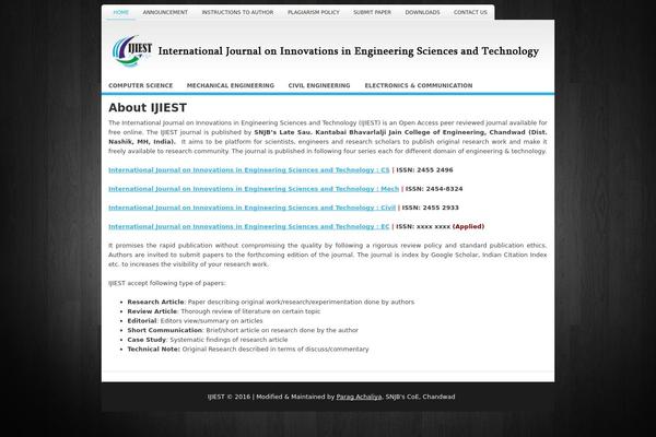 ijiest.org site used Trends
