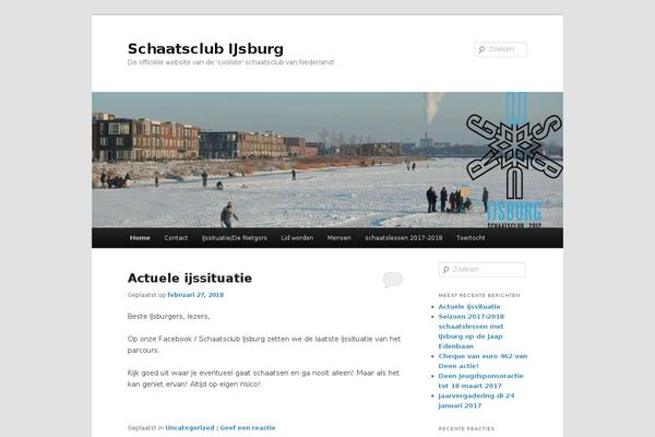 Twenty Eleven theme site design template sample