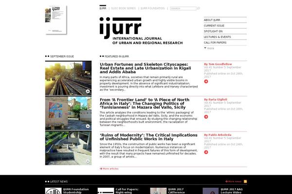 ijurr.org site used Ijurr