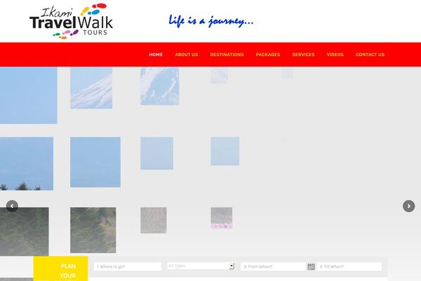 Travelhub theme site design template sample