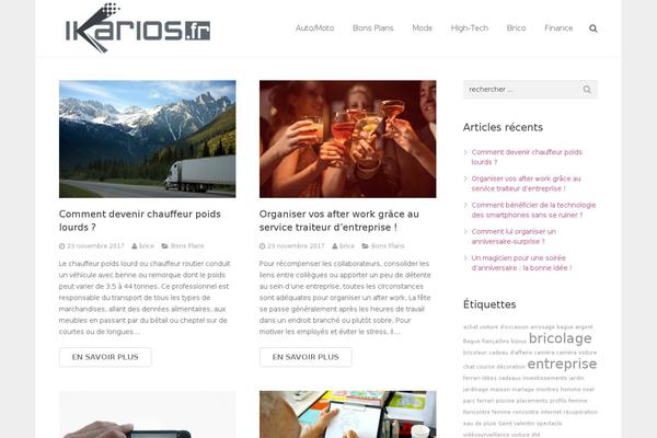 WordPress website example screenshot