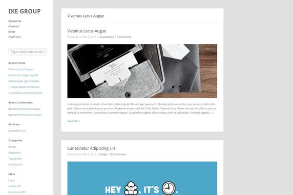 Ink theme site design template sample