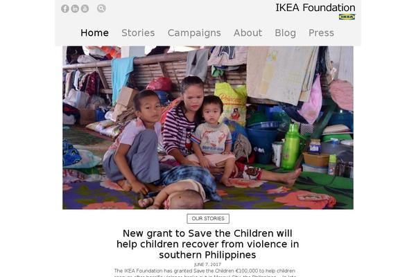 ikeafoundation.org site used Vo-theme