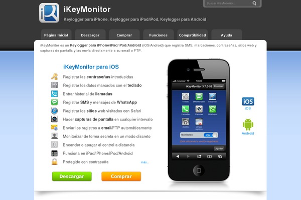 ikeymonitor.es site used Ikeymonitor2015