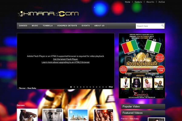 ikimana.com site used Video