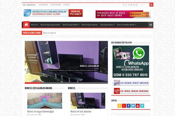 Sahifa theme site design template sample