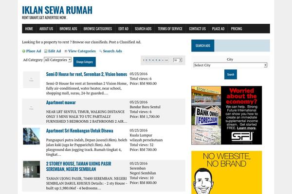 iklansewarumah.com site used Iwcdesign
