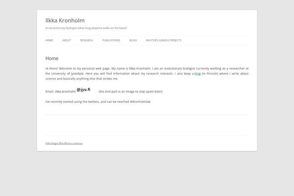 Site using Ie-sitemode plugin