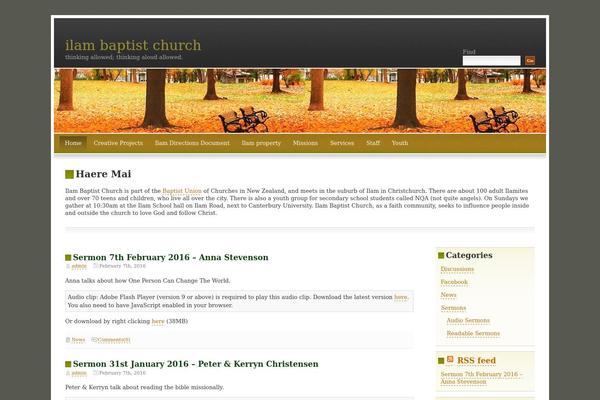ilambaptist.org site used Fallseason-10