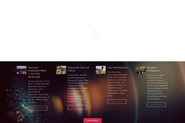 Impreza theme site design template sample