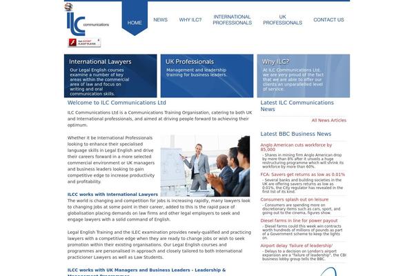 WordPress website example screenshot