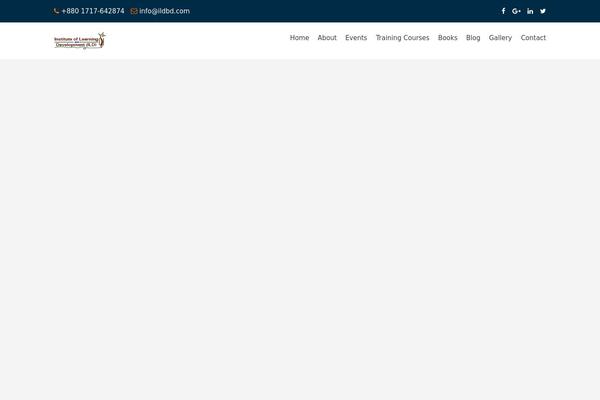 ildbd.com site used Traininginstitute
