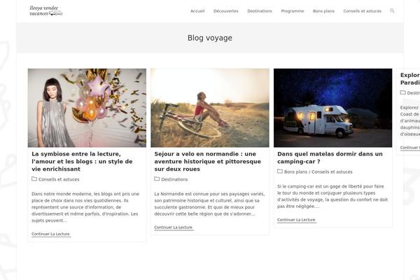 OceanWP theme site design template sample