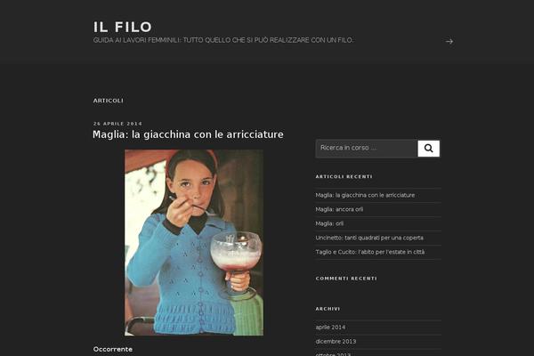 Twenty Seventeen theme site design template sample